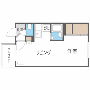 HARAX山鼻C号棟【3階】の間取り
