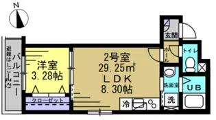 千葉県習志野市谷津2【アパート】の間取り