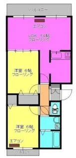 グッドリバーガーデン【1階】の間取り