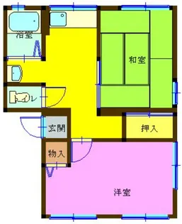 ベルクウッド【2階】の間取り