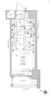 Le aGRANDE横濱戸部【8階】の間取り