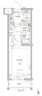 エストゥルース亀戸【1階】の間取り