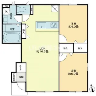 インスパイア【1階】の間取り