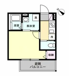 ベイルームフルリール相模大野【2階】の間取り