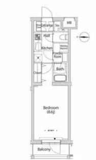 カーサスプレンディッド新中野【2階】の間取り