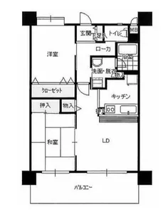 ユメックスマンション ラ・ヴィー欅【3階】の間取り