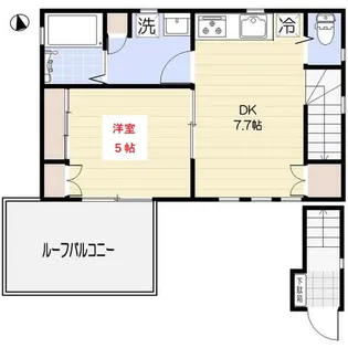 大田区大田区東糀谷5丁目住宅【2階】の間取り