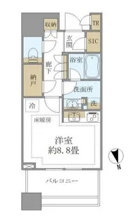 東京都港区白金1【マンション】の間取り