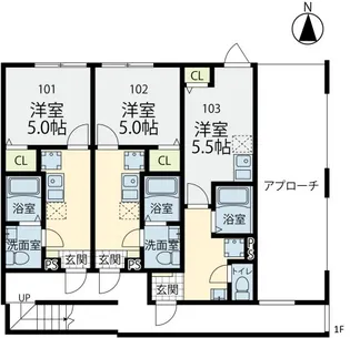 G-CREST【1階】の間取り