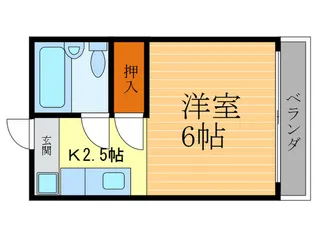 メゾンモナミ【3階】の間取り