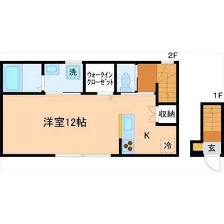 INTEGRAL天正寺【2階】の間取り