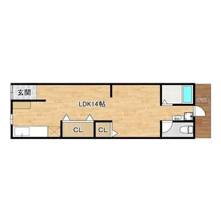 加美東5丁目貸家【1階】の間取り