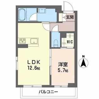 ティターニア【1階】の間取り