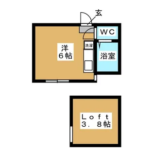 ユナイト追浜カタルーニャ【1階】の間取り