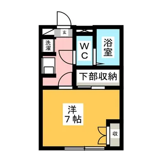 ディオ【1階】の間取り