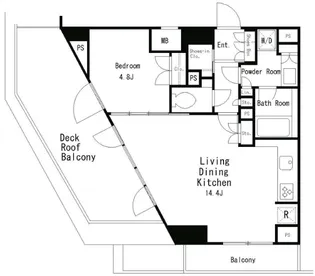 MFPR目黒南【7階】の間取り