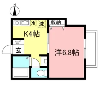 ビア・ジュネス【2階】の間取り