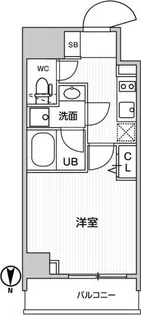 グラシアプレイス錦糸町【5階】の間取り