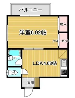 カーサ石原【4階】の間取り