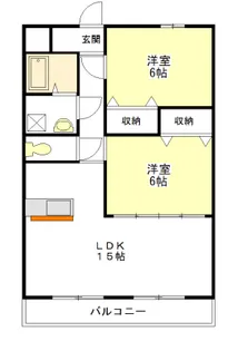 ロイヤル・ふじ【2階】の間取り