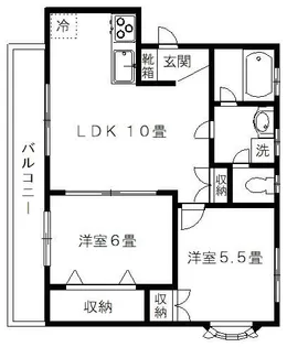 富士プラザ【3階】の間取り