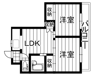 エスパス南巽【5階】の間取り