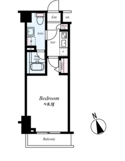 プレール・ドゥーク練馬中村橋【2階】の間取り
