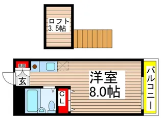 チェリ-ウェル【2階】の間取り