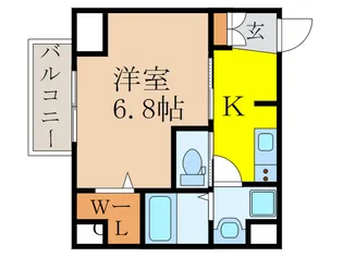 グランパシフィック木川東【2階】の間取り