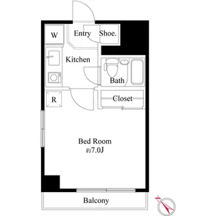 SSビル池尻【3階】の間取り