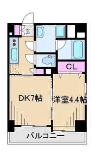 日神デュオステージ王子神谷【7階】の間取り