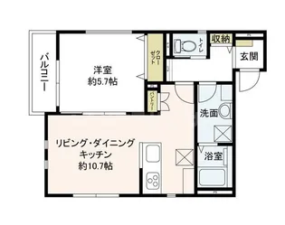 アルカディア流山【3階】の間取り