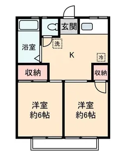 フォレストI【1階】の間取り