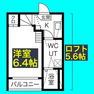 K&K Dream 今池【1階】の間取り