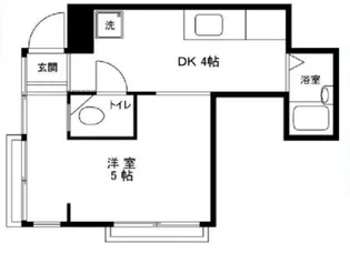 ユタカビル【2階】の間取り