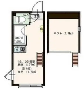 COMS桜上水【1階】の間取り