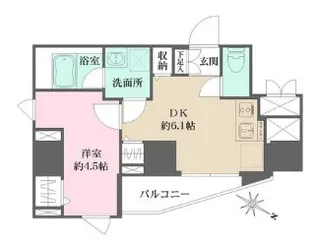 WHARF文京茗荷谷 WHARF文京茗荷谷【3階】の間取り