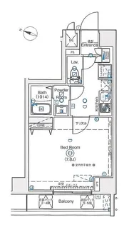 ヴォーガコルテ池上弐番館【2階】の間取り