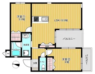 サウスキャッスル(RHH)【1階】の間取り