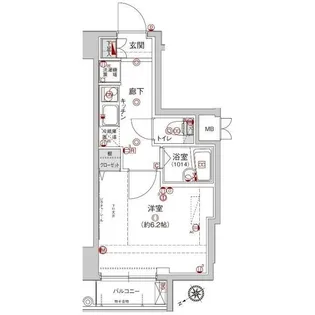 ハーモニーレジデンス駒込【2階】の間取り