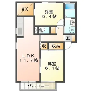 フラワーパーク【2階】の間取り