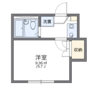 レオパレスデルニエ【2階】の間取り