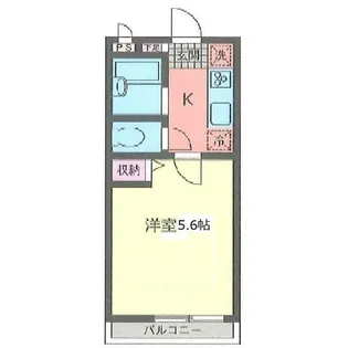 スカイパル鈴金【2階】の間取り
