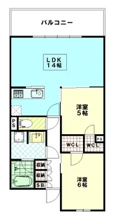 レーベン和光【7階】の間取り