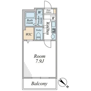 サンライズ久米川【2階】の間取り