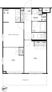 ルーブル大森西【5階】の間取り