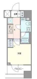 Log川崎駅前【4階】の間取り