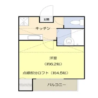 フェリックス東陽【1階】の間取り