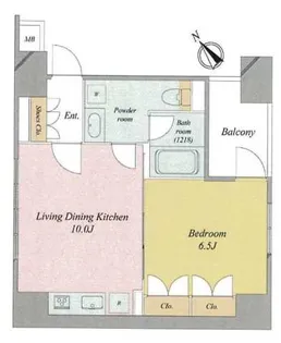 スパシエ上野ステーションプラザ【7階】の間取り