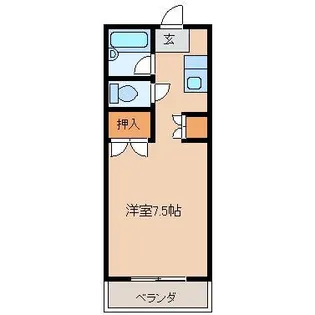 ソラリア大在【1階】の間取り